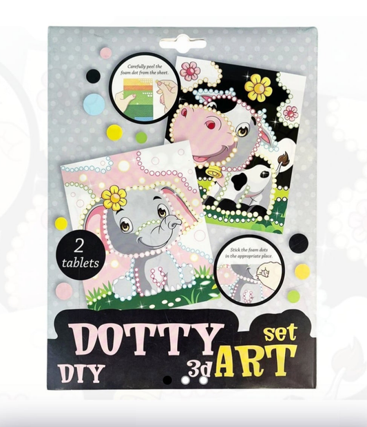 3D Dotty Art Sticker Set.
