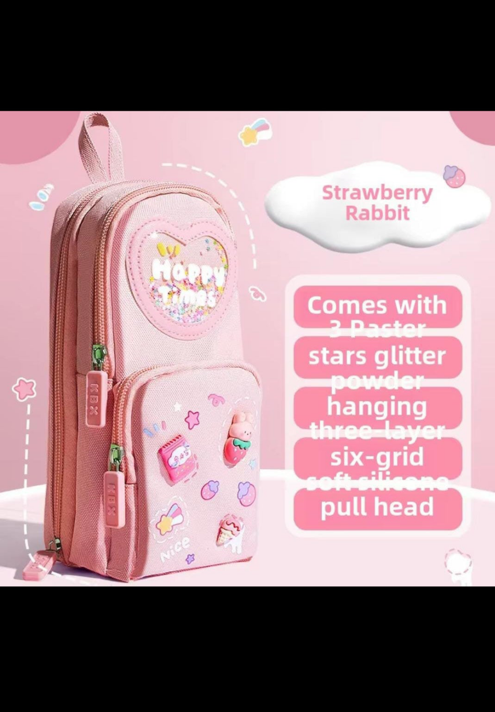 Kawaii Large Capacity Pouches