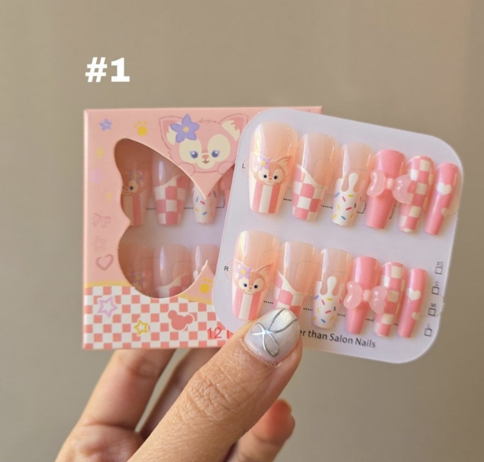Press on artificial nails