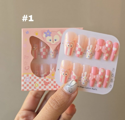 Press on artificial nails