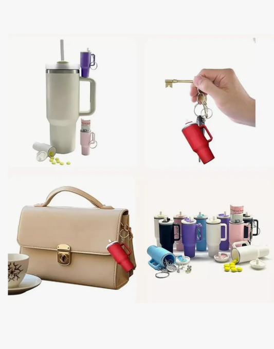Tumbler shape keychains