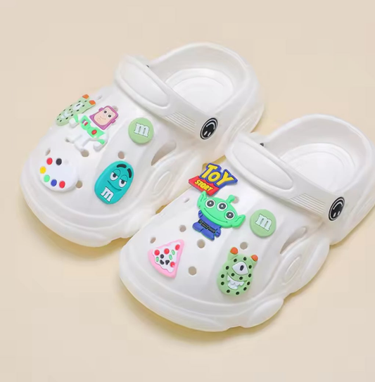 Toy Story white Crocs