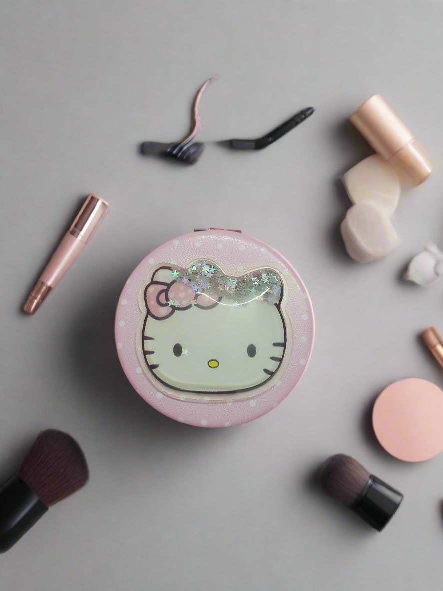 Sanrio character water filled double sided mirrors