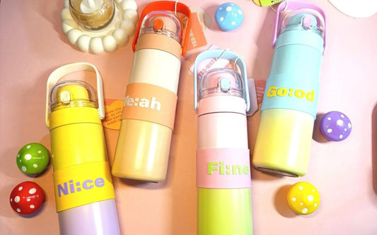 Pastel Color Hot And Cold Sippe Flasks