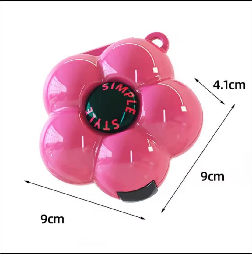 Floral Shape Pill Boxes