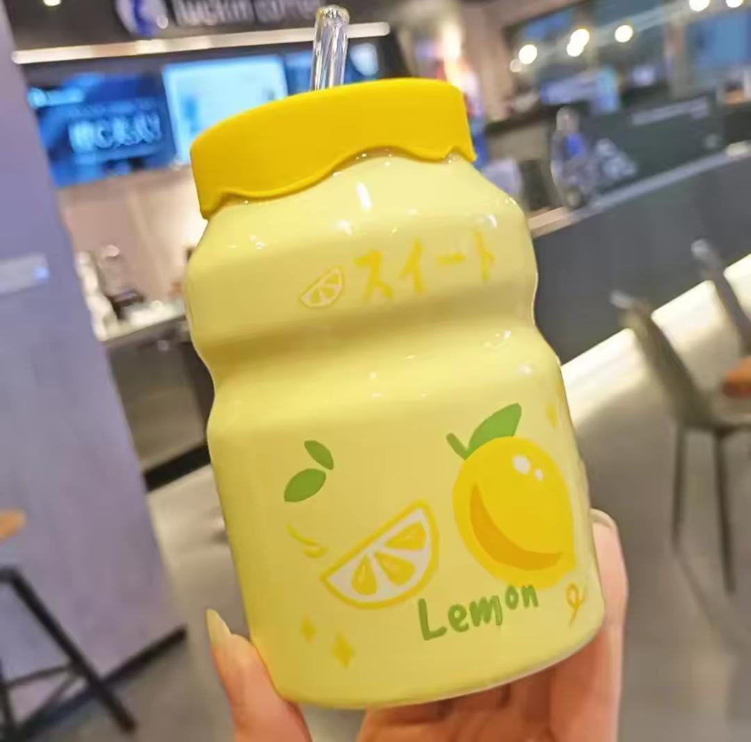 Fruit Ceramic Cold Drink Cups