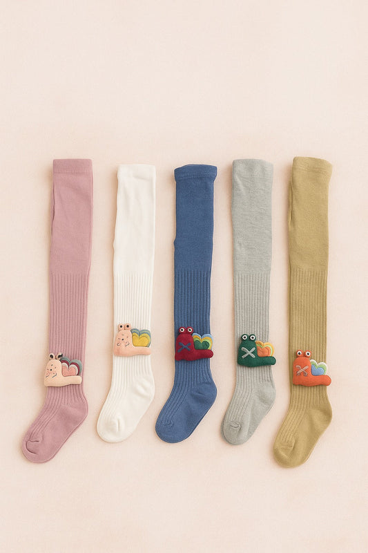 Girls Snail Leggings (large)