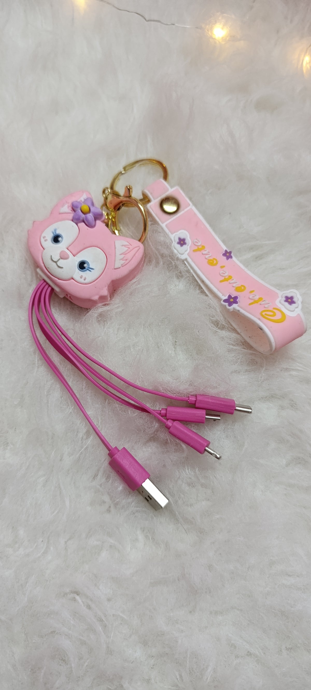Power Bank Charging Cable Keychains..