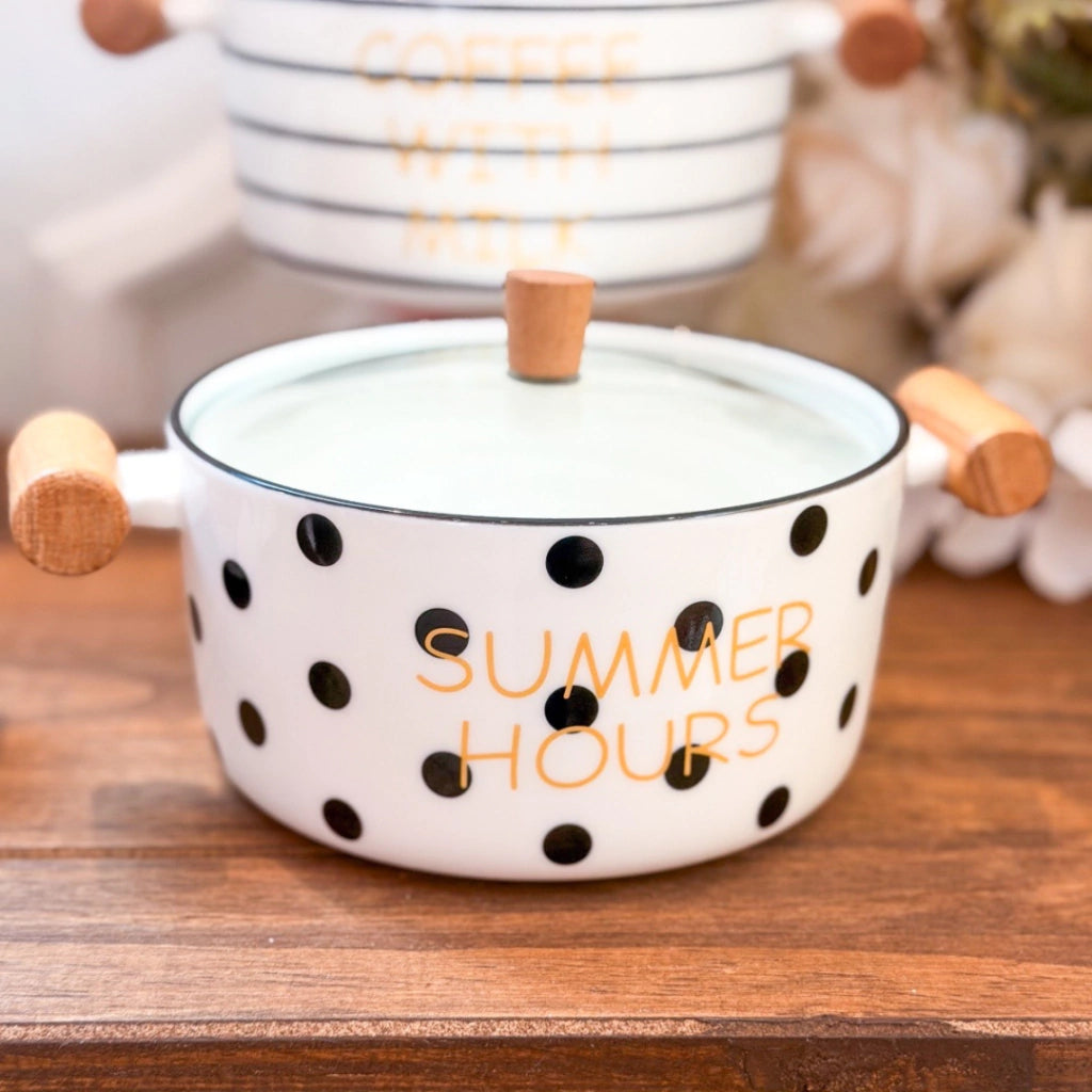 Ceramic Soup and Noodle Pot