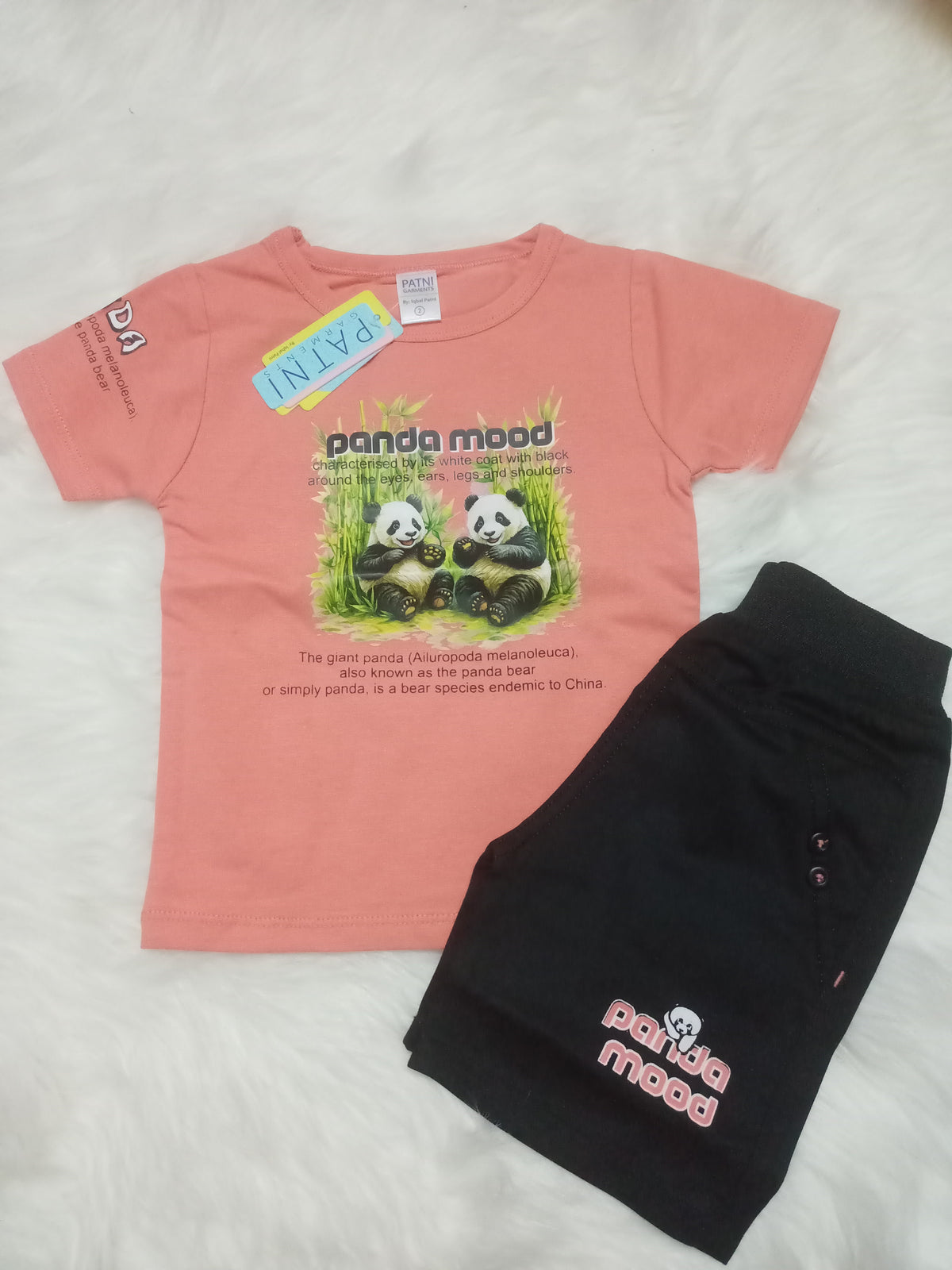 Panda Mood Kids' 2-Piece Summer Set