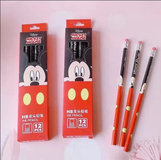 Mickeu Disney HB Pencils Pack Of 12