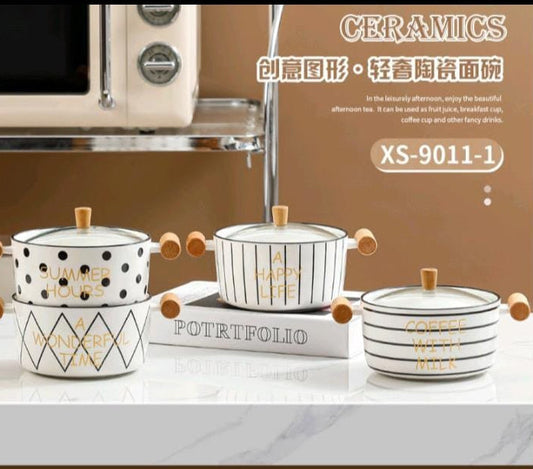Ceramic Soup and Noodle Pot