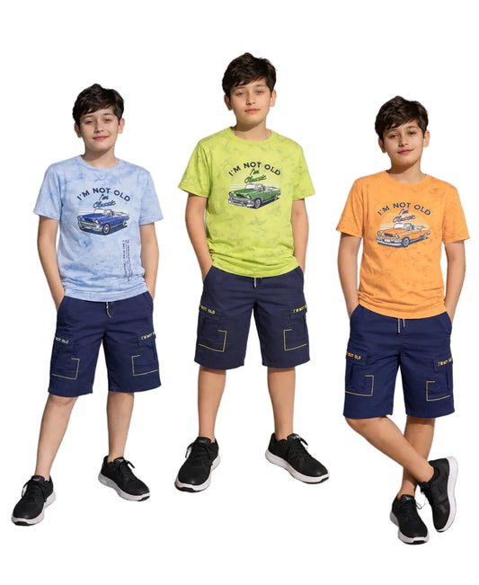 Car Theme Shirt And Shorts