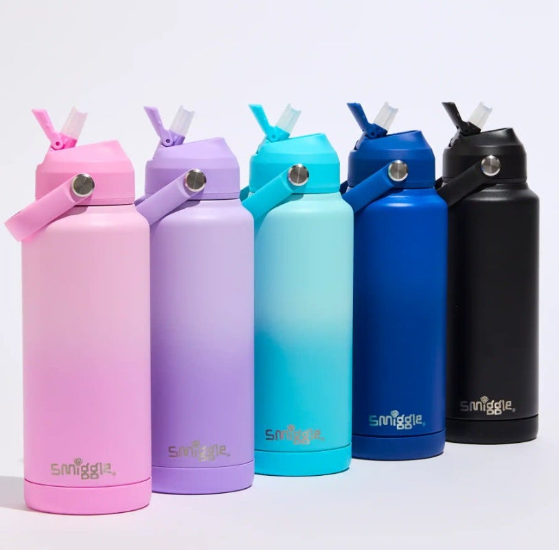 Smiggle Insulated Stainless Steel Drink Bottle 1L