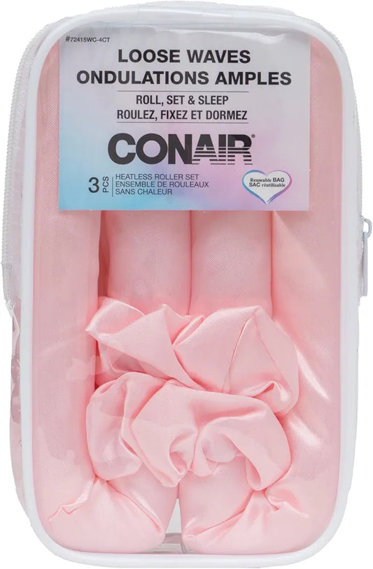 CONAIR 3 PK SATIN HEATLESS STYLING SET