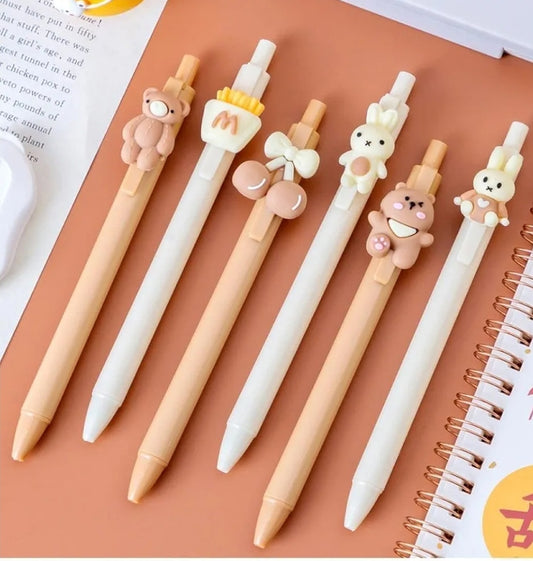Shivaro cartoon design gel pen black