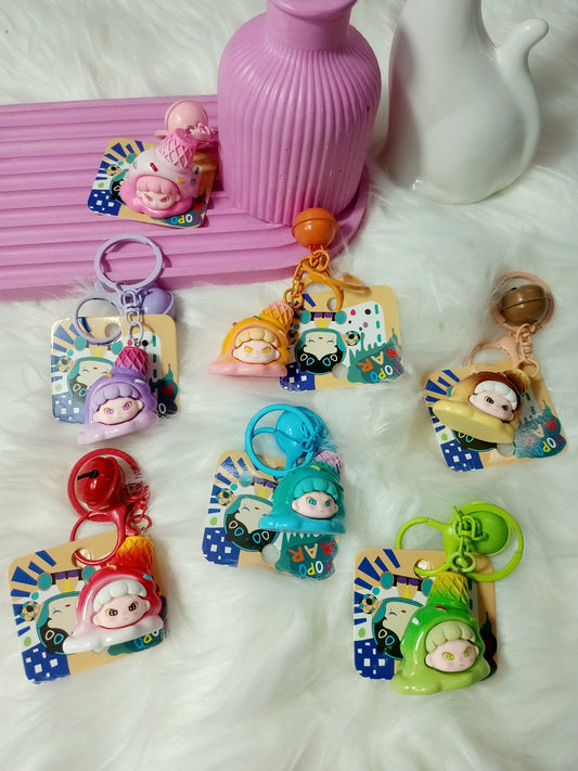 Melted Ice cream Keychain