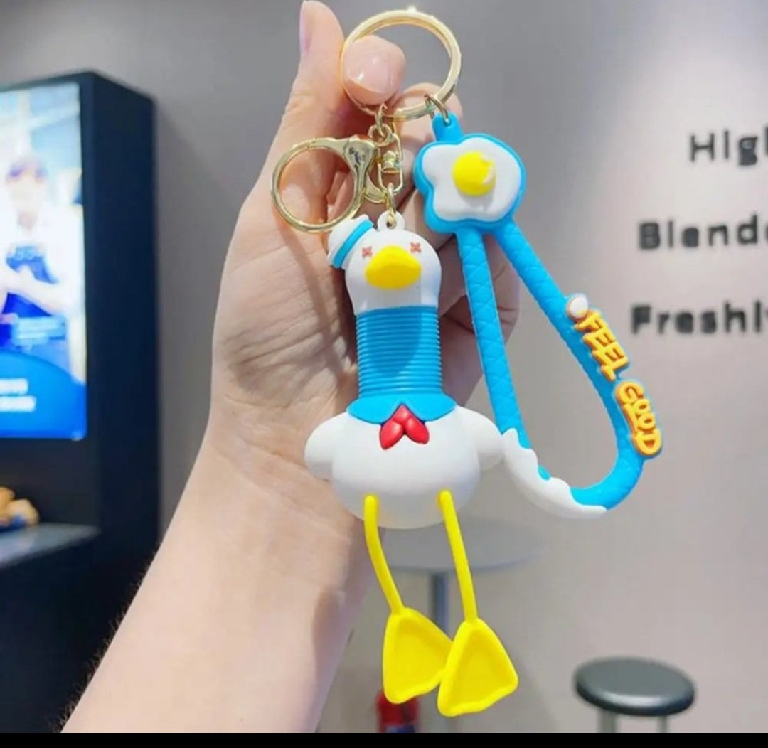 Duck Long Neck Keychain