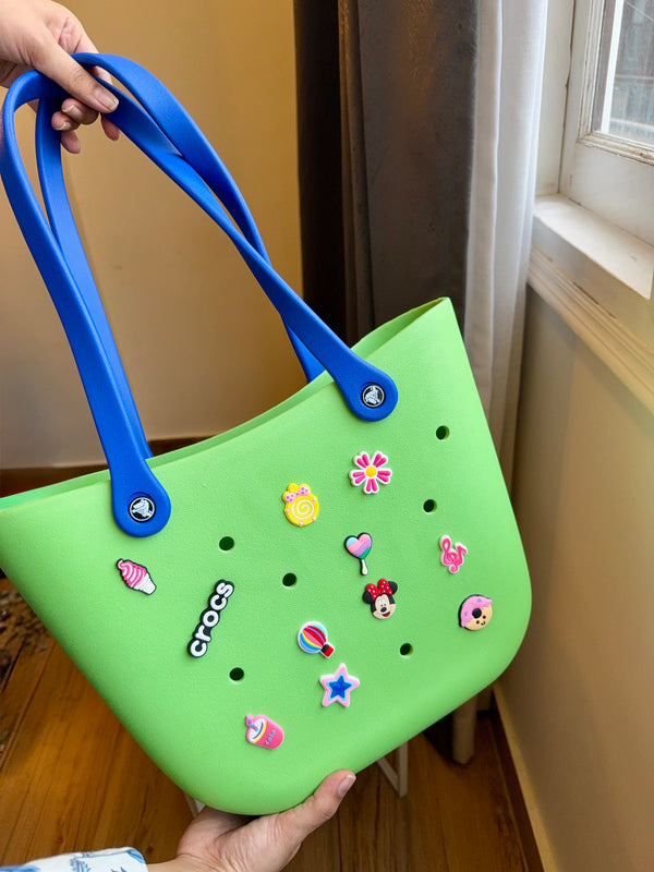Large Crocs Bag With Cute Charms