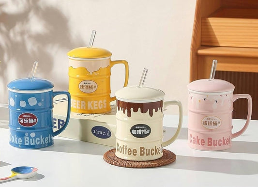 Bucket Style Coffee Cups