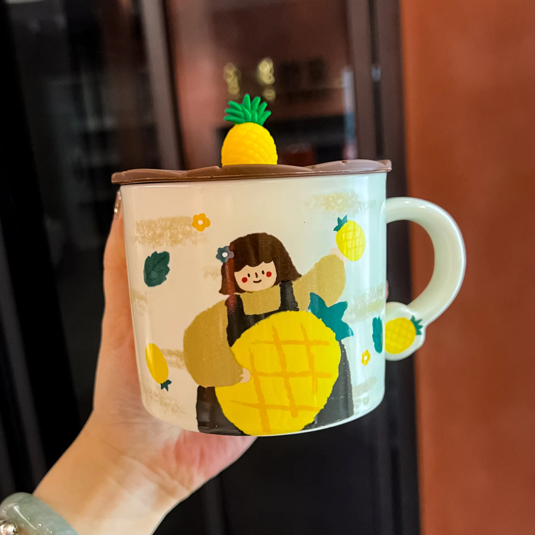 Vintage Girl Ceramic Mug