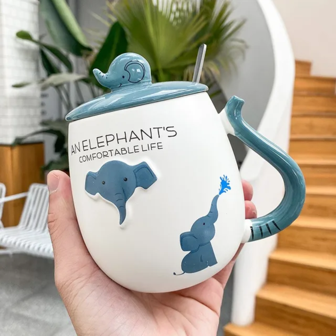 Elephant Ceramic Mug