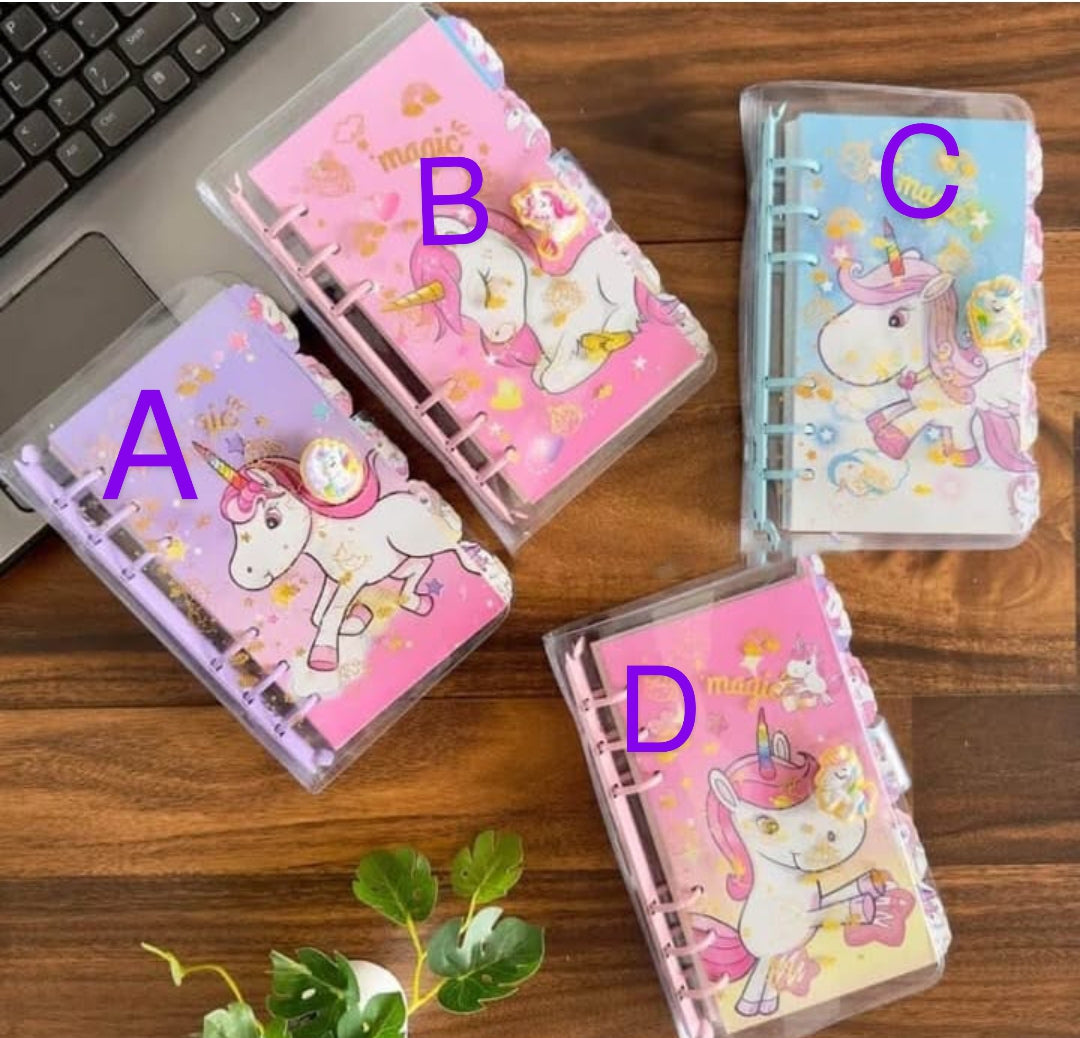 Magic unicorn notebook