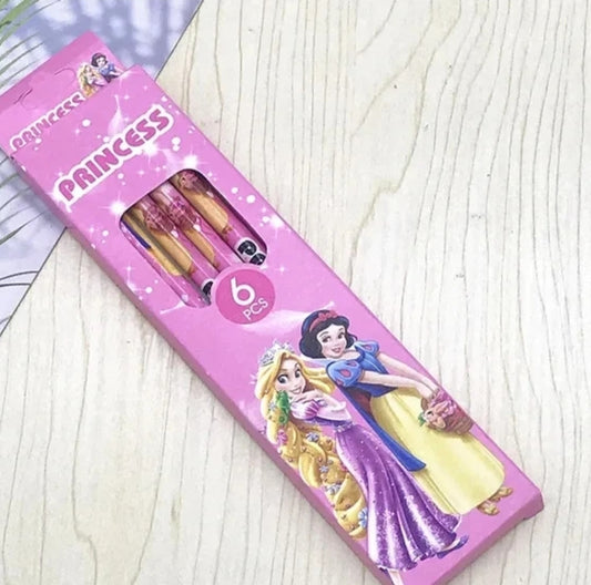 Disney Princess Pencils Pack Of 6