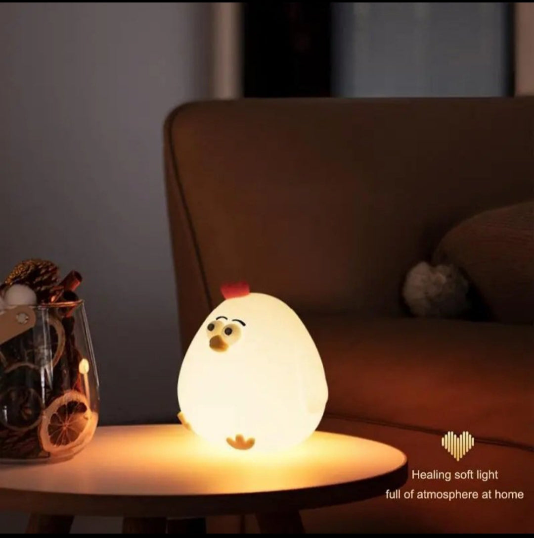 Chicken touch silicon lamp