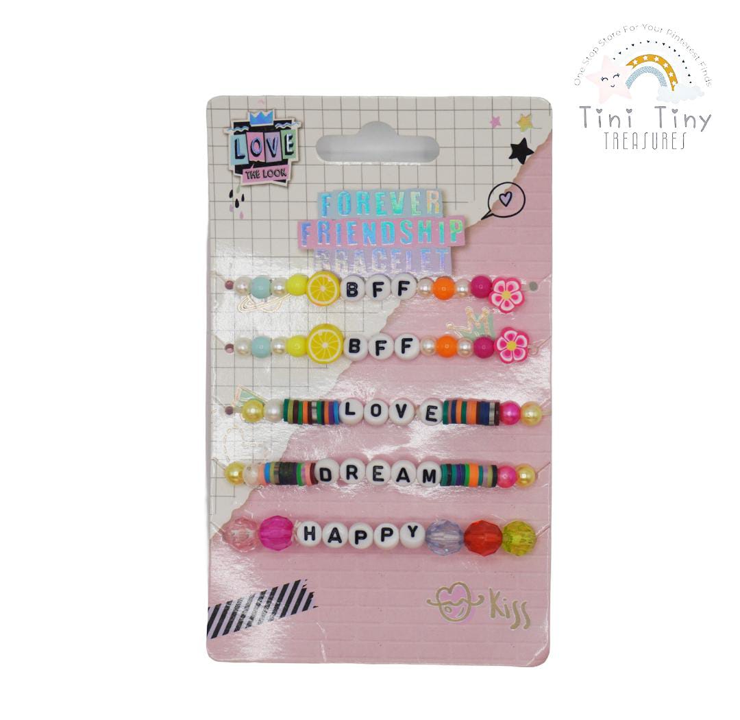 "Love The Look Forever" Friendship BFF Bracelets