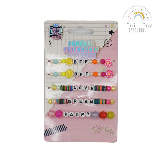 "Love The Look Forever" Friendship BFF Bracelets
