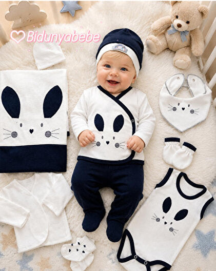 "Kitten" 10-Piece Luxury Newborn Gift Set (Made in Turkey )