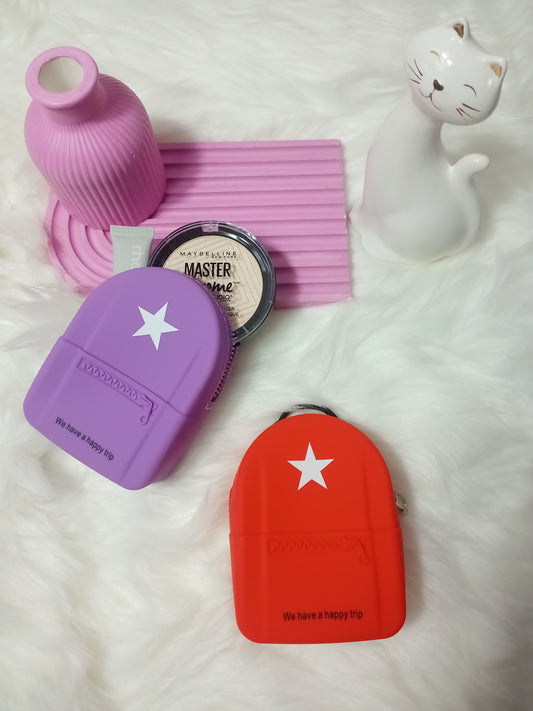 Adorable Mini Backpack Silicone Pouch