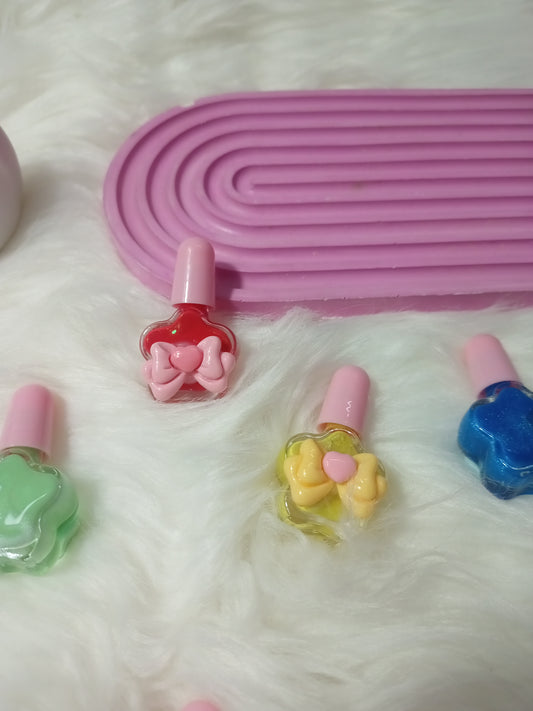 Bow peel off non toxic nail paints