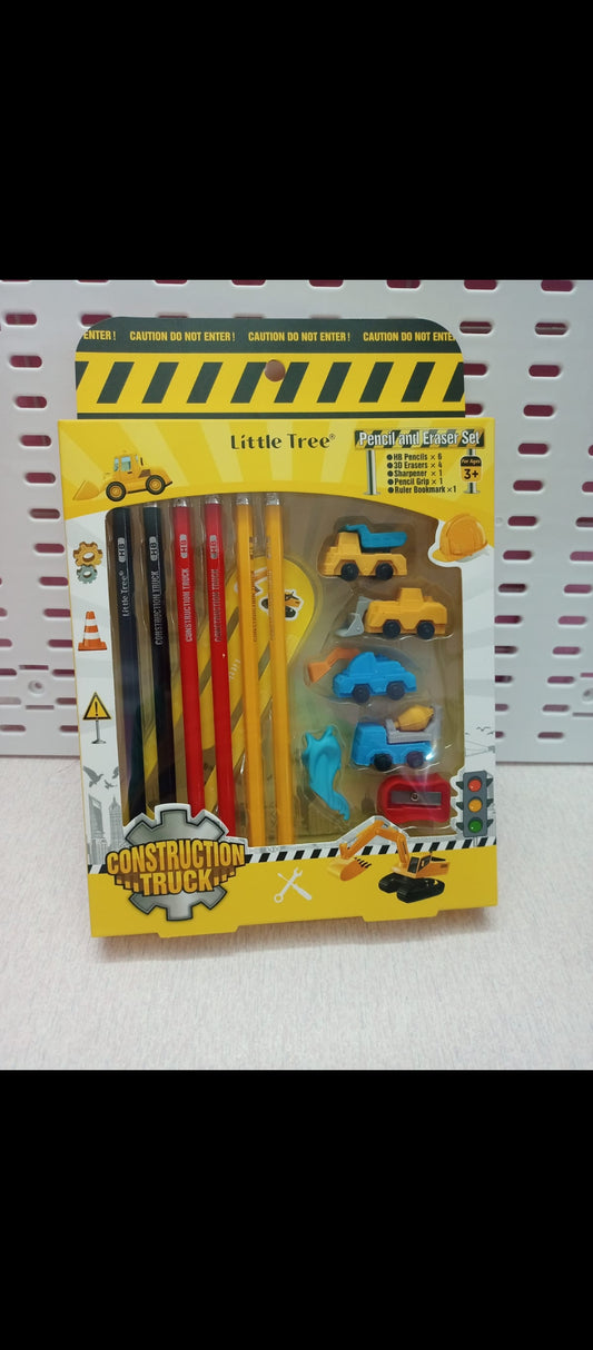 Little Tree Construction stationary set