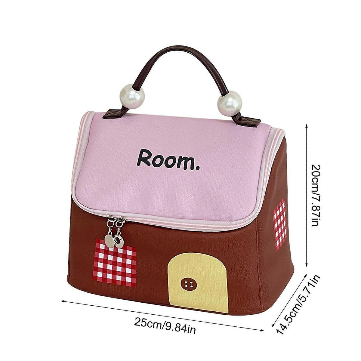 Charming House-Shaped Makeup Organizer Bag