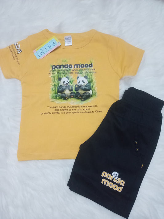 Panda Mood Kids' 2-Piece Summer Set