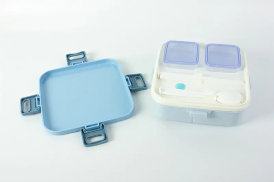 Owl Lunch Box with Compartments and utensils