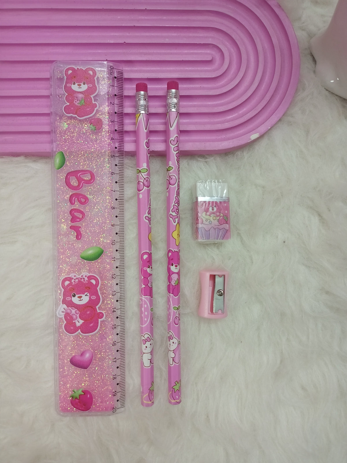 Masha Bear-themed stationery set