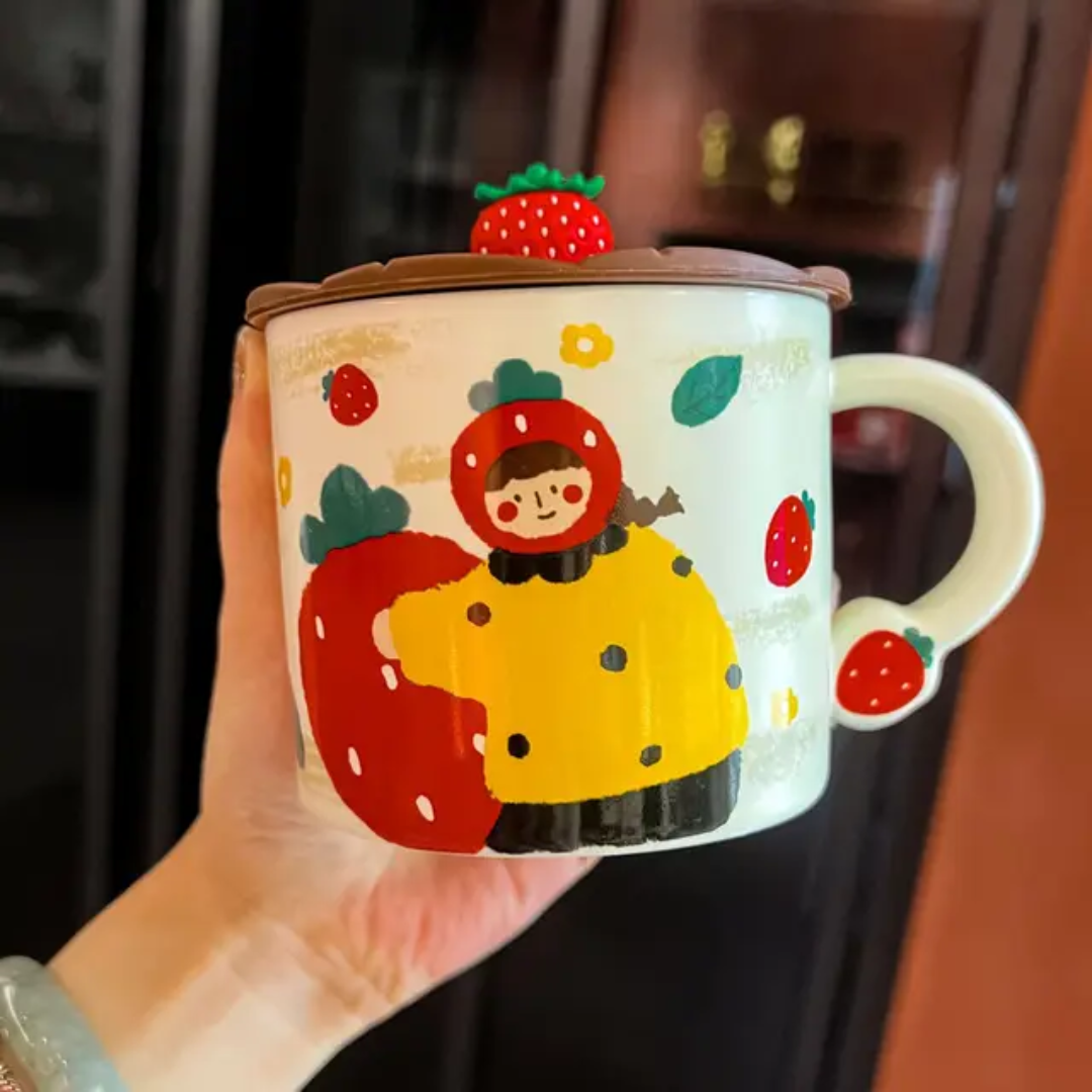 Vintage Girl Ceramic Mug